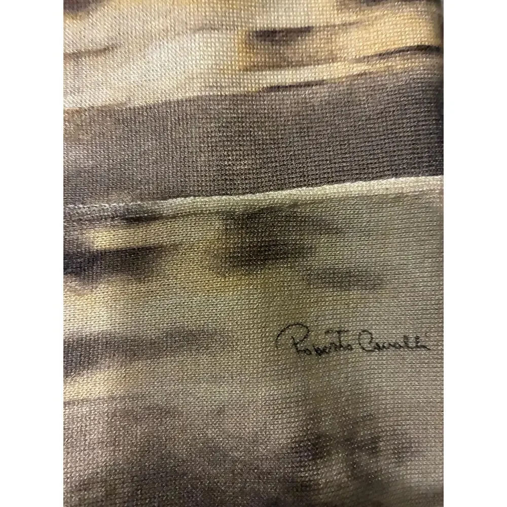 Medium Roberto Cavalli Vintage Cashmere Tiger Print Tank Top